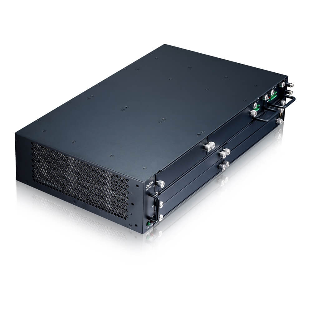 OLT2406 Series 2U Temperature Hardened 6 slot Chassis GPON OLT 