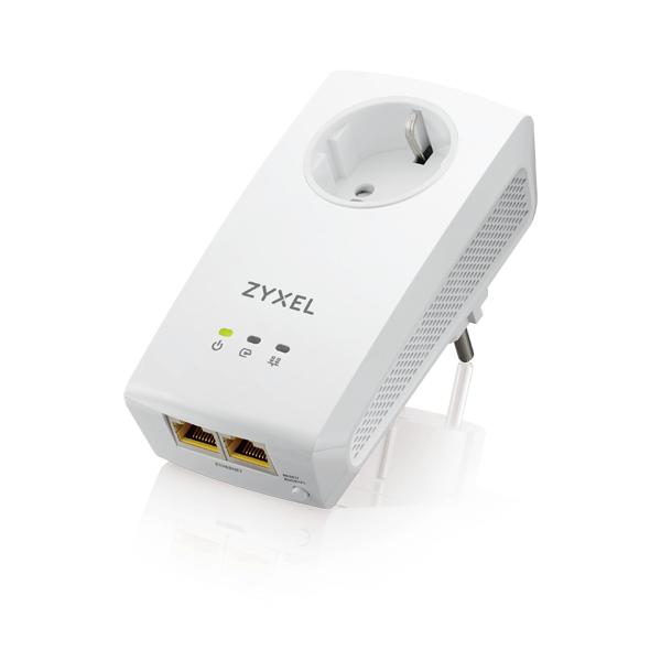 PLA5256 1000 Mbps Powerline PassThru 2Port Gigabit Adapter