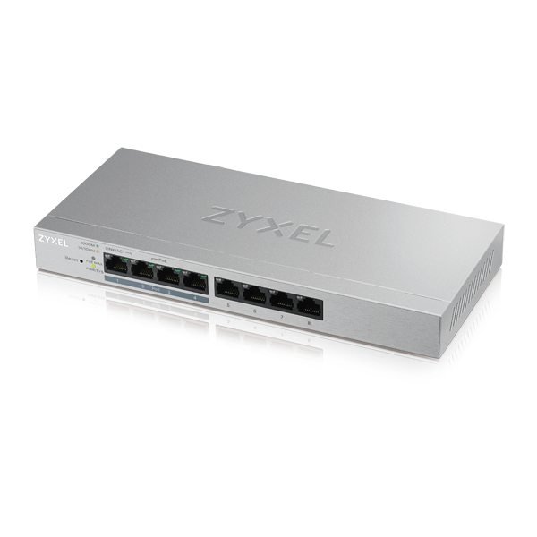 GS1200-8HP v2, 8-Port Web Managed PoE Gigabit Switch