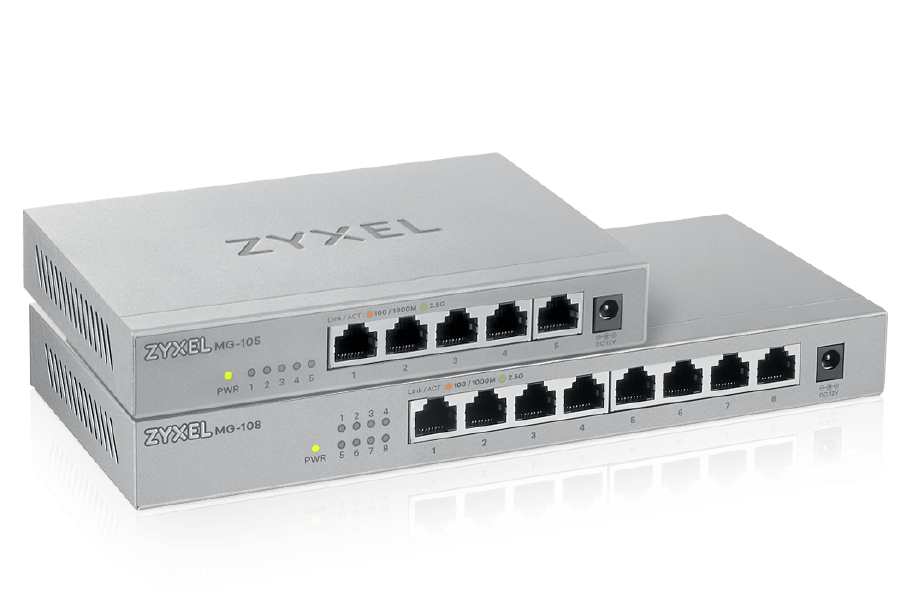 MG100 Series - 5/8-Port 2.5GbE Unmanaged Switch