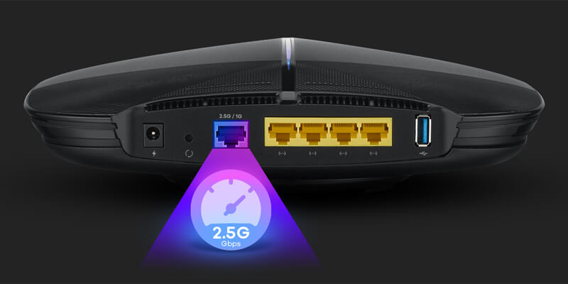 ARMOR G1, Supports up to 2.5Gbps multi-gigabit Internet services