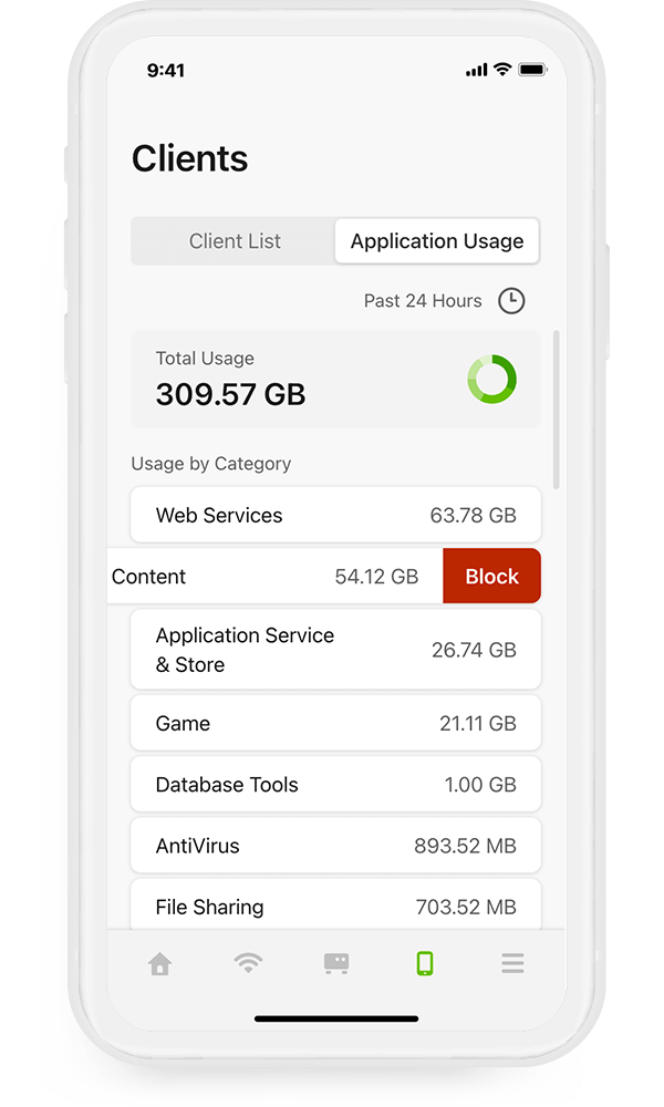 Nebula Control Center APP Dashboard