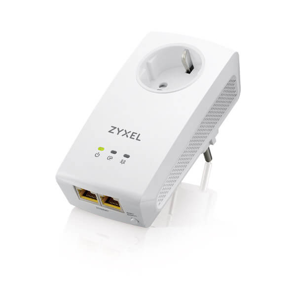 PLA5256, 1000 Mbps Powerline Pass-Thru 2-Port Gigabit Ethernet Adapter