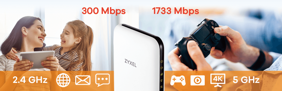 WAP6804, Dual-Band AC2100 Gigabit Wireless Bridge