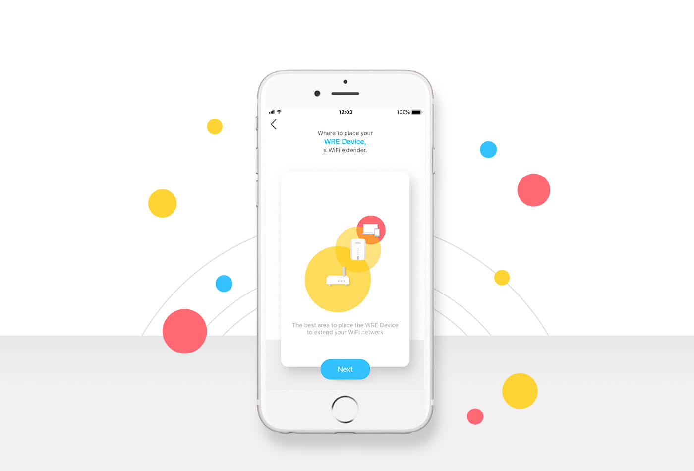 WRE6605, Easy Link App for guided setup
