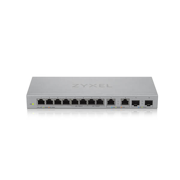 XGS1010-12, 12-Port Unmanaged Multi-Gigabit Switch with 2-Port 2.5G and 2-Port 10G SFP+