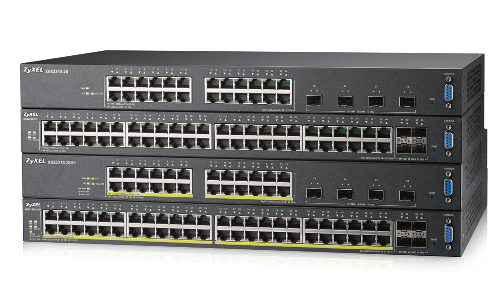 XGS2210 Series - 24/48-port GbE Layer 3 Access Switch with 10GbE