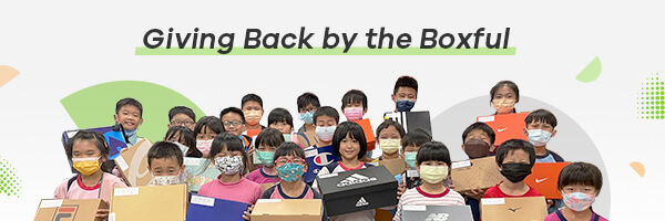 Banner-Giving back by the boxful