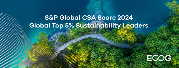 Banner-S&P Global CSA Score 2024 Global Top 5% Sustainability Leaders