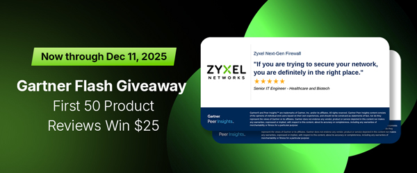 Gartner Peer Insight review reward : 4 products