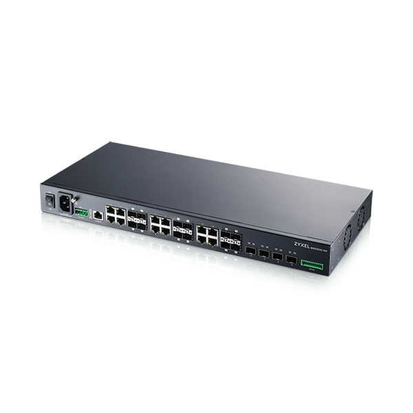 12-port Combo GbE L2 Switch with Four 10G Uplink - MGS3530-16F