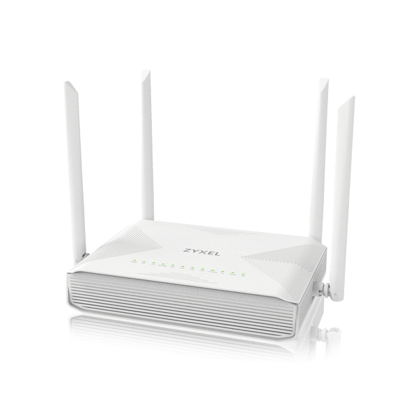 ONT ZyXEL GPON, Wifi doble banda 11ac 2x2, VoIP 2 FXS, TV RF Overla