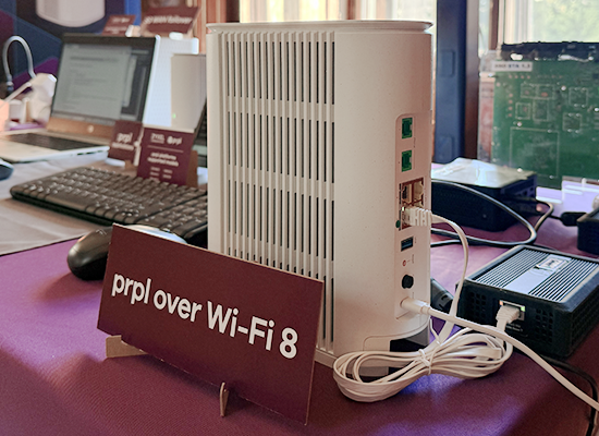 Zyxel prpl Summit 2026 prplWare live demo picture 1
