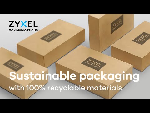 Sustainable packaging with 100% recyclable materials