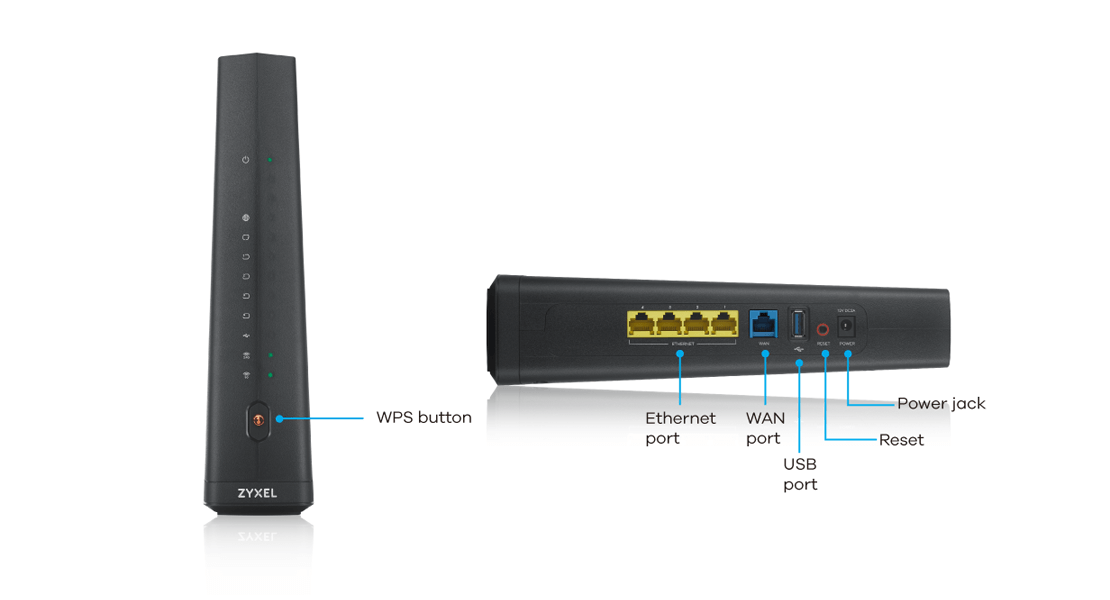 EMG6726-B10A, AC2400 Gigabit Ethernet Gateway