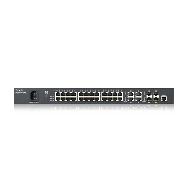 MES3500-24S, 24-port FE Fiber L2 Switch with Four GbE Combo Ports