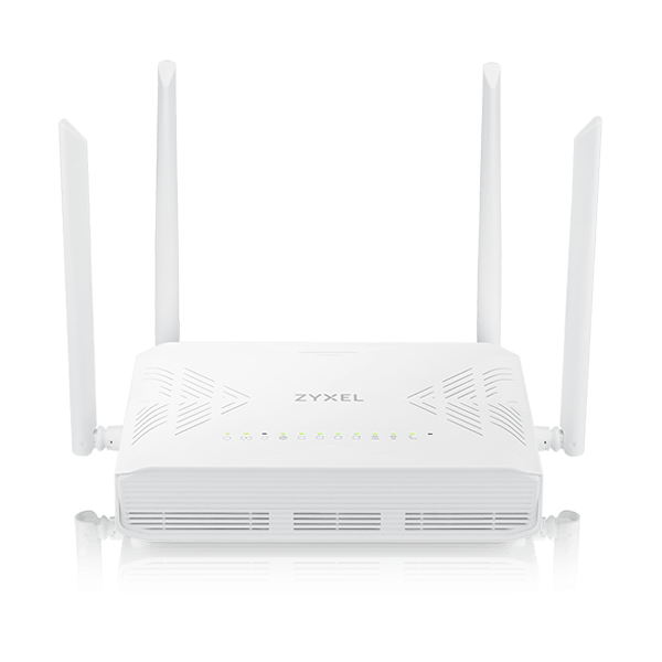 ONT ZyXEL GPON, Wifi doble banda 11ac 2x2, VoIP 2 FXS, TV RF Overla