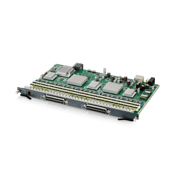 VLC1448X-51S, 48-port Vectoring VDSL2 Annex A Line Card with Splitter