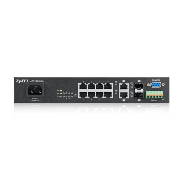 ZyXEL MES3500-24F - Switch - managed - 24 x SFP + 4 x combo Gigabit SFP - desktop, rack-mountable - AC 120/230 V / DC -37 -72 V MES3500 Series: 8-Port⁄24-Port FE L2 Switch | NA | Zyxel