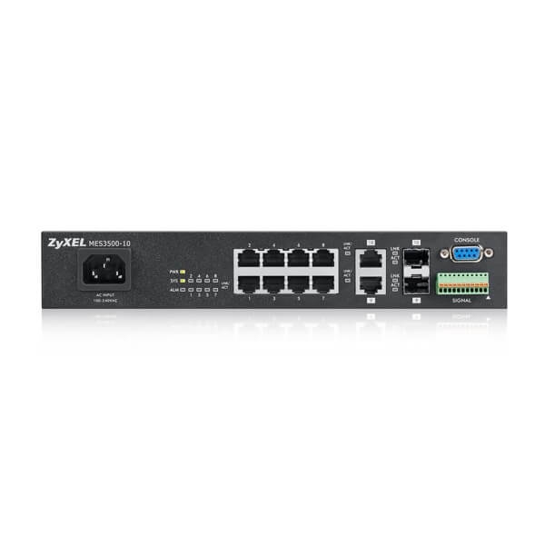 MES3500-10, 8-port FE L2 Switch with Two GbE Combo Ports