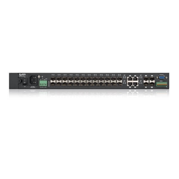 MGS3520-28F (AC version), 24-port GbE L2 Fiber Switch