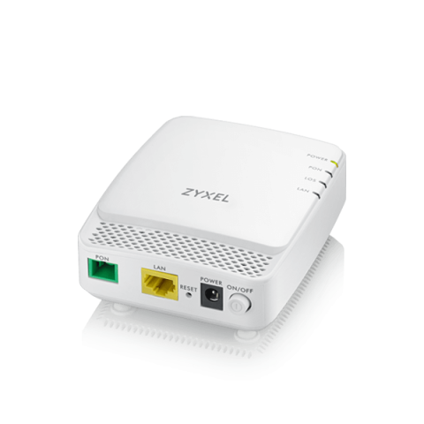 ONT ZyXEL GPON, Wifi doble banda 11ac 2x2, VoIP 2 FXS, TV RF Overla