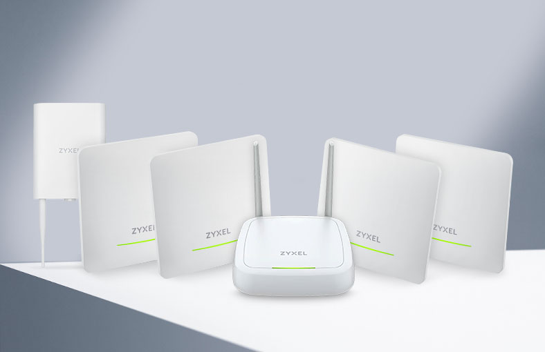 Zyxel Networks' small business WiFi 7 access points designed for reliable and high-speed internet access in professional environments.