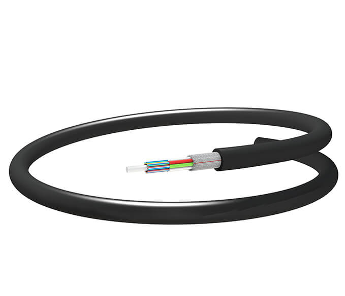96F(12Fx8T) Multi Loose Tube, Double Sheath Armored OFC Cable