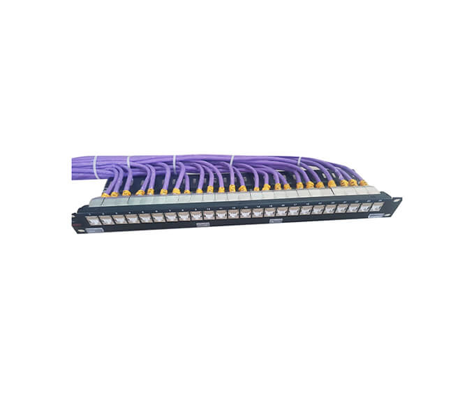 Cat 6 UTP 24 Port Cat 6 Loaded Patch Panel