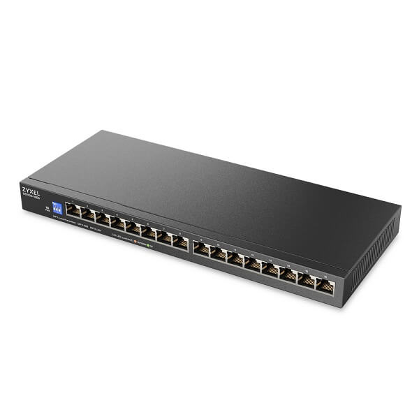 GS1100-16ES, 16-port GbE Unmanaged Slim Switch