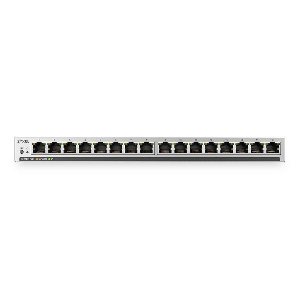 GS1100-16E, 16-port GbE Unmanaged Slim Switch