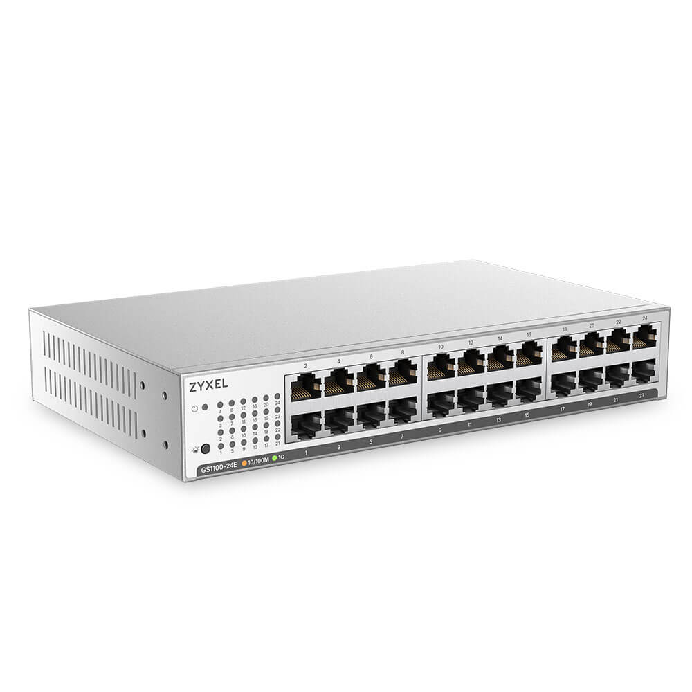 GS1100-24E, 24-port GbE Unmanaged Switch