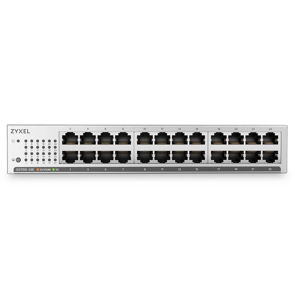 GS1100-24E, 24-port GbE Unmanaged Switch