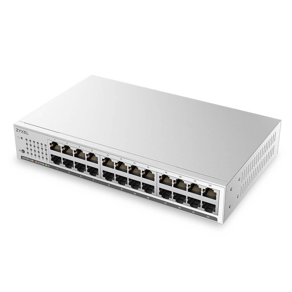 GS1100-24E, 24-port GbE Unmanaged Switch