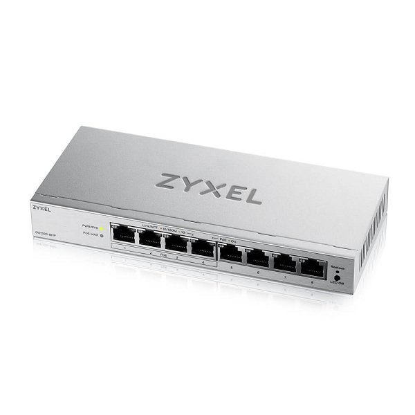 GS1200-8HPv3, 8-Port GbE PoE Web Managed Switch