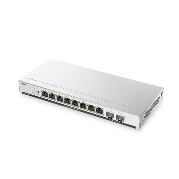 GS1915-10HPv2, 8-port GbE PoE Smart Managed Switch with 2 GbE Uplink