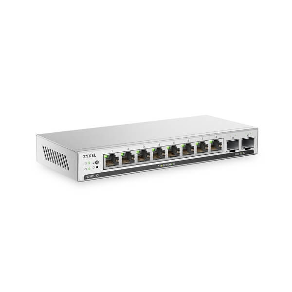 GS1915-10v2, 8-port GbE Smart Managed Switch with 2 GbE Uplink