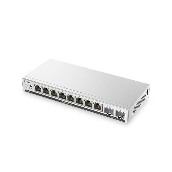 GS1915-10v2, 8-port GbE Smart Managed Switch with 2 GbE Uplink