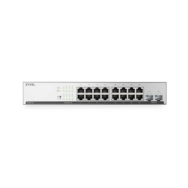 GS1915-18v2, 16-port GbE Smart Managed Switch with 2 GbE Uplink