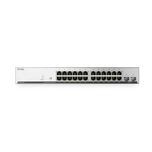 GS1915-26HPv2, 24-port GbE PoE Smart Managed Switch with 2 GbE Uplink (180W)