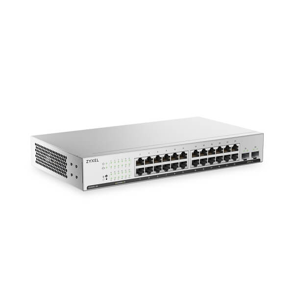 GS1915-26v2, 24-port GbE Smart Managed Switch with 2 GbE Uplink