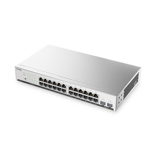 GS1915-26v2, 24-port GbE Smart Managed Switch with 2 GbE Uplink
