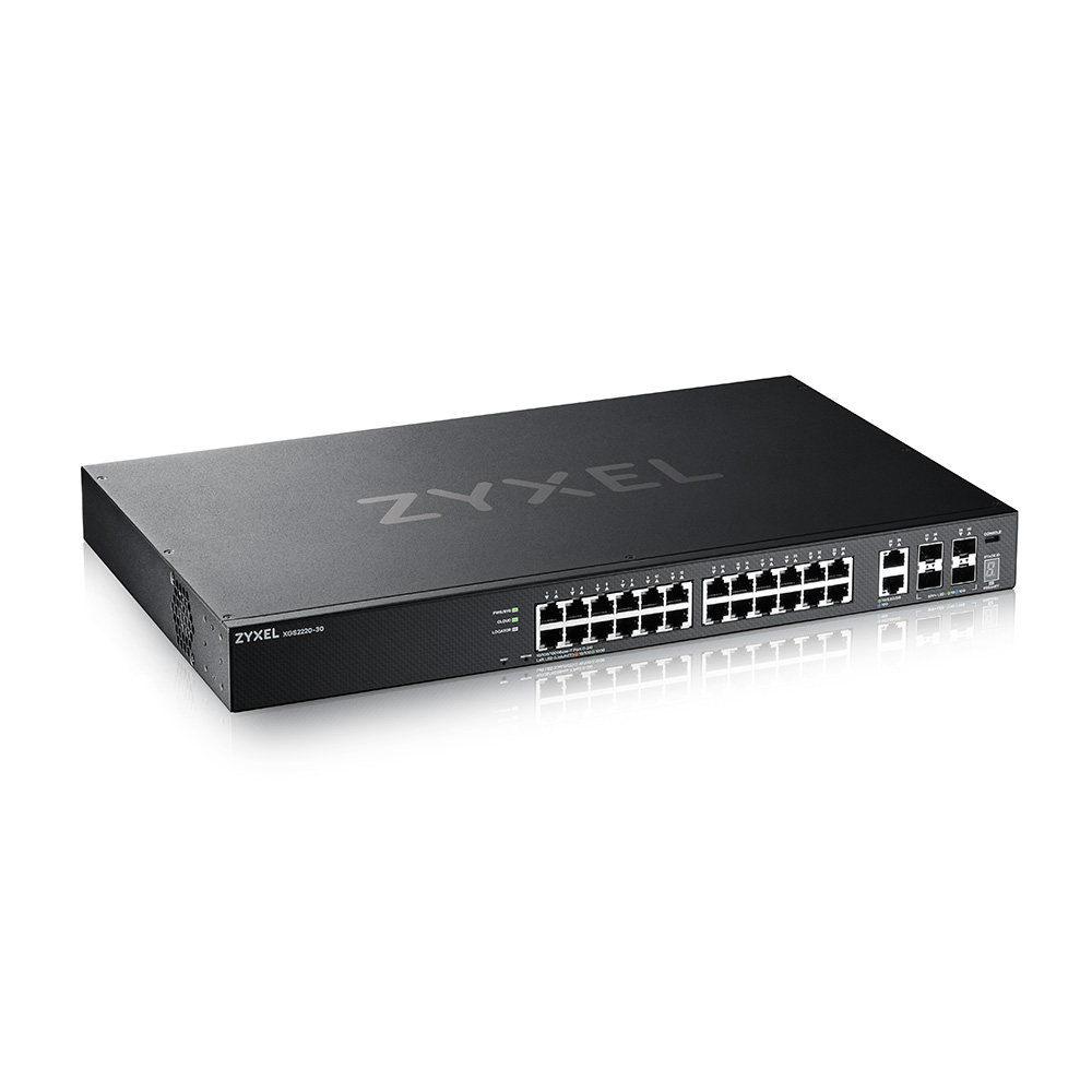 XGS2220 Series 24/48port GbE L3 Access Switch with 6 10G Uplink