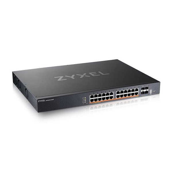 XMG2230-28HP, 24-port 2.5G PoE L3 Access Switch with 4 10G Uplink