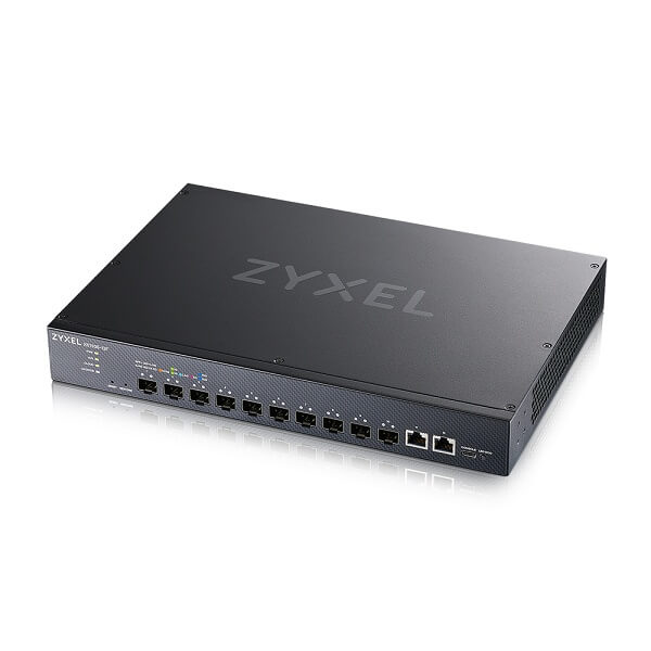 XS1935-12F, 10-port 10G Multi-Gig Lite-L3 Smart Managed Fiber Switch with 2 10G Uplink