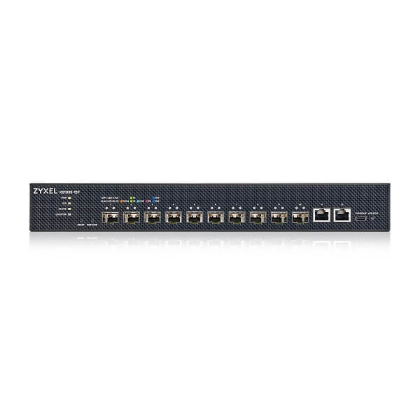 XS1935-12F, 10-port 10G Multi-Gig Lite-L3 Smart Managed Fiber Switch with 2 10G Uplink
