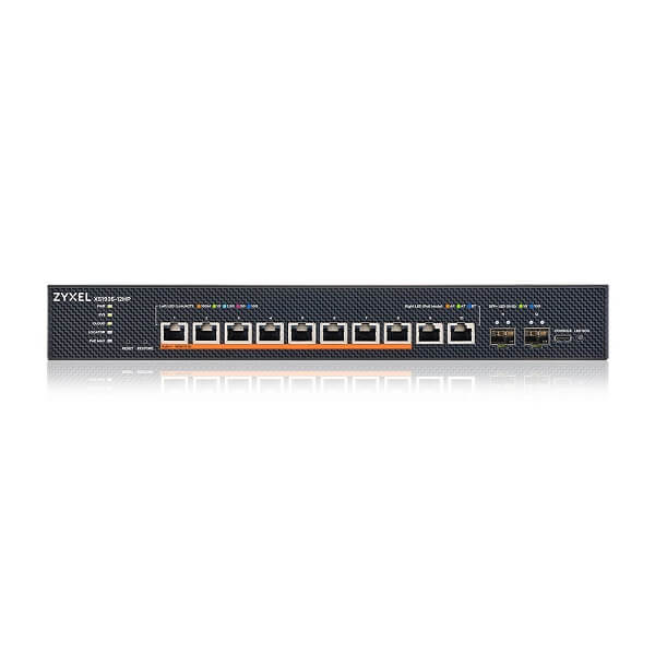 XS1935-12HP, 8-port 10G Multi-Gig PoE Lite-L3 Smart Managed Switch with 4 10G Uplink