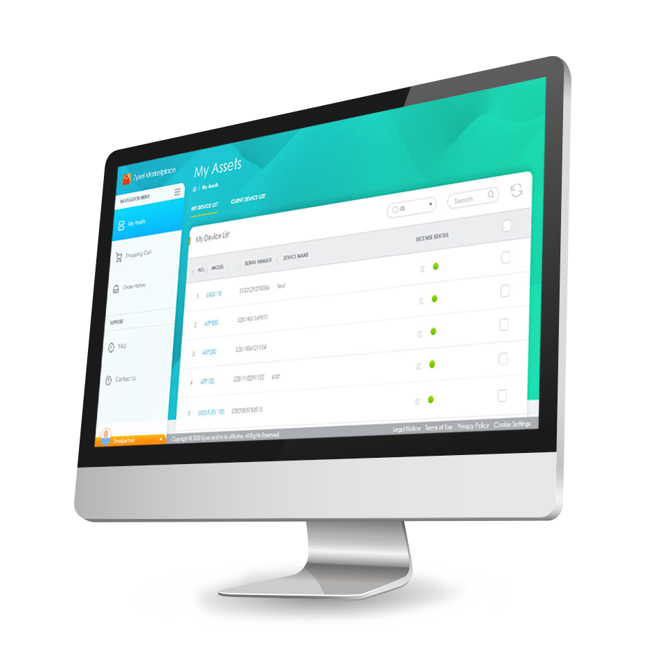 Zyxel E-commerce Platforms