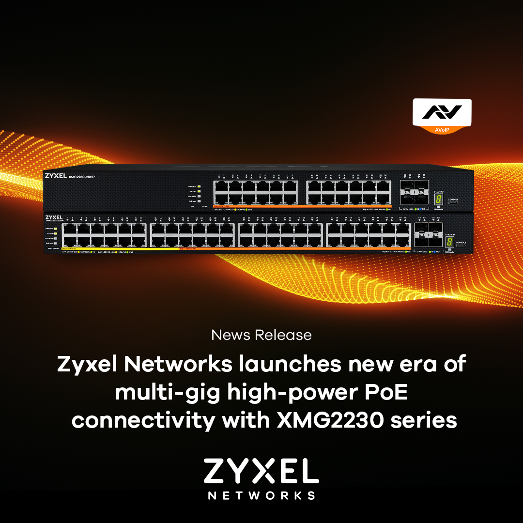 Zyxel Networks launches XMG2230 Series Multi-Gig PoE Switches Built for WiFi 7