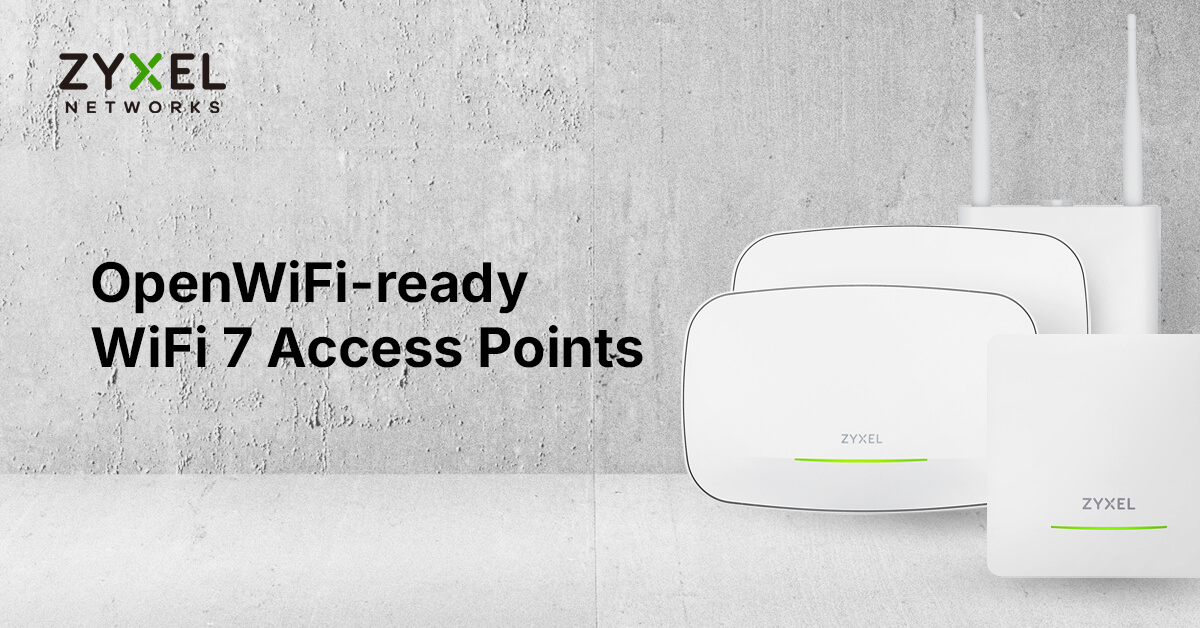 Zyxel's WiFi 7 access points, designed for ISPs, promote OpenWiFi standards for enhanced service innovation and flexibility.